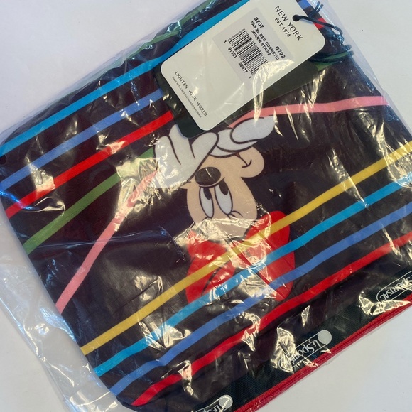 LeSportsac x Disney Minnie Stripe XL Rectangular Cosmetic Bag - Picture 2 of 3